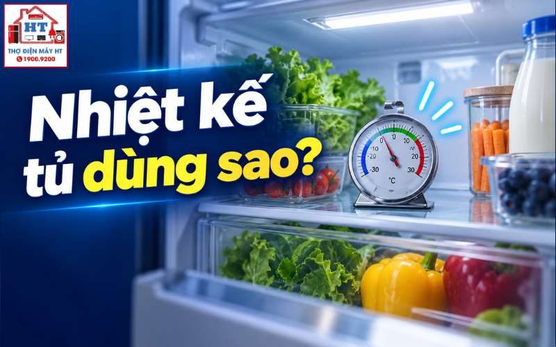 Cách Dùng Nhiệt Kế Tủ Lạnh: Đặt Ở Đâu Và Đo Nhiệt Độ Chuẩn Xác