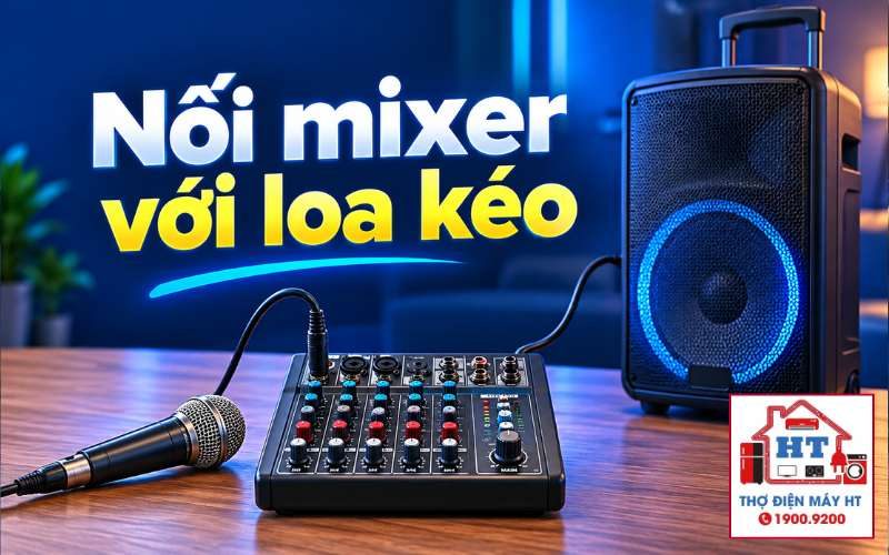Cách kết nối mixer, sound card với loa kéo an toàn, chuẩn âm thanh
