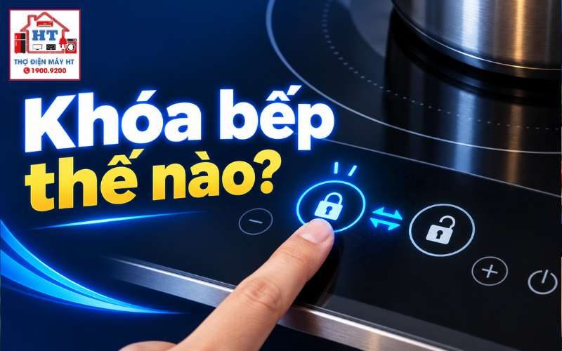 Cách Khóa Và Mở Khóa Bếp Từ An Toàn, Đúng Chuẩn Cho Mọi Tình Huống