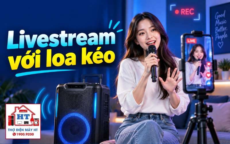 Cách Livestream Bằng Loa Kéo Rõ Tiếng, Không Rè Và Không Tạp Âm