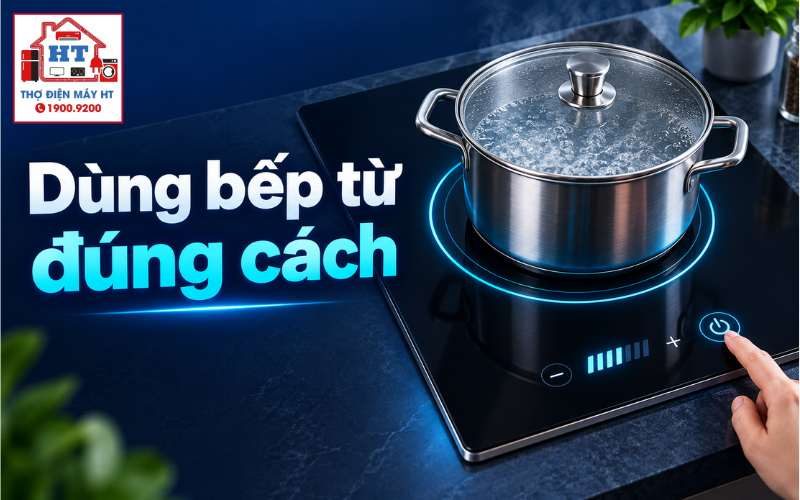 Cách sử dụng bếp từ cho người mới: từ chọn nồi đến tắt bếp