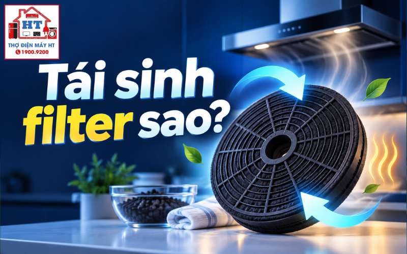 Hướng Dẫn Tái Sinh Filter Than Long-Life Máy Hút Mùi An Toàn Tại Nhà