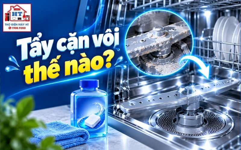 Cách Tẩy Cặn Vôi Máy Rửa Chén An Toàn Và Ngăn Ngừa Tái Phát