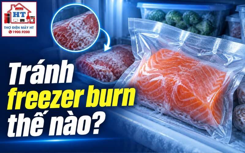 Cách Tránh Freezer Burn (Cháy Lạnh) Thực Phẩm Khi Cấp Đông Tủ Lạnh