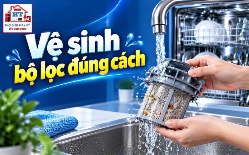 Cách Vệ Sinh Bộ Lọc Máy Rửa Chén Đúng Chuẩn, Sạch Cặn Và An Toàn