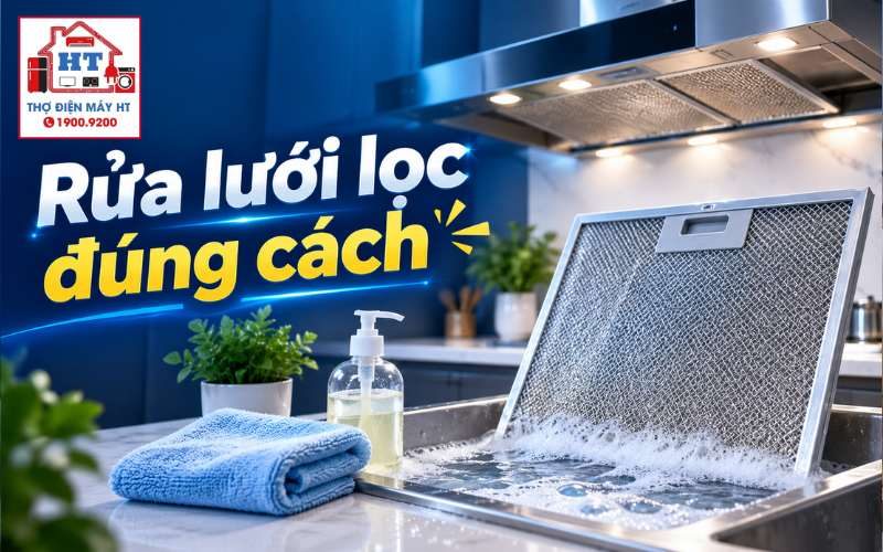 Cách Vệ Sinh Lưới Lọc Mỡ Máy Hút Mùi Sạch Dầu Mỡ An Toàn Tại Nhà