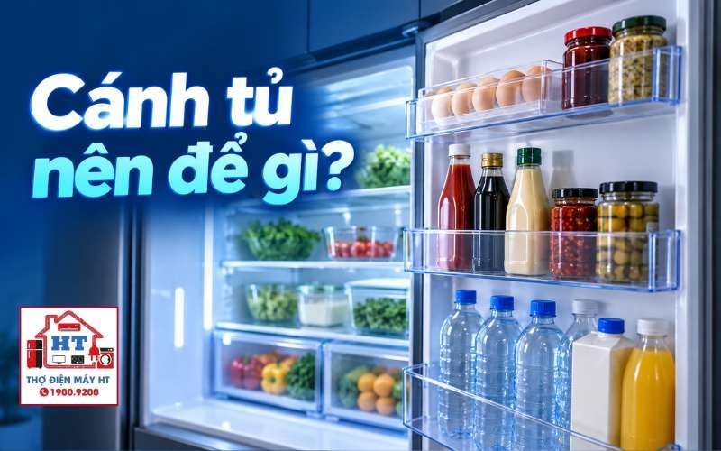 Cánh cửa tủ lạnh nên để gì và không nên để gì để bảo quản tốt nhất?