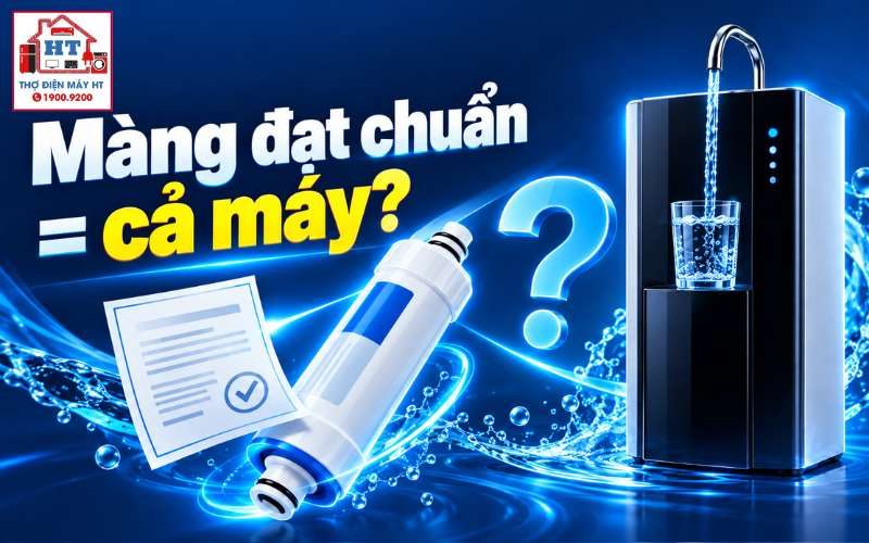 Chứng nhận màng RO có phải chứng nhận cả máy không?
