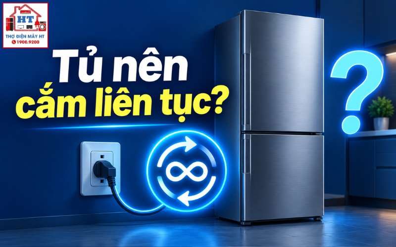 Có nên cắm tủ lạnh liên tục 24/24? Hướng dẫn an toàn và tối ưu