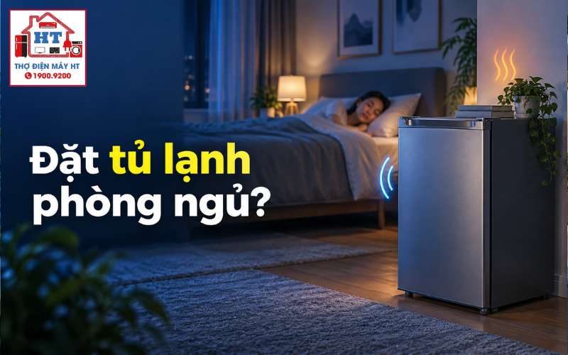 Có Nên Đặt Tủ Lạnh Trong Phòng Ngủ? Bố Trí An Toàn, Giảm Ồn