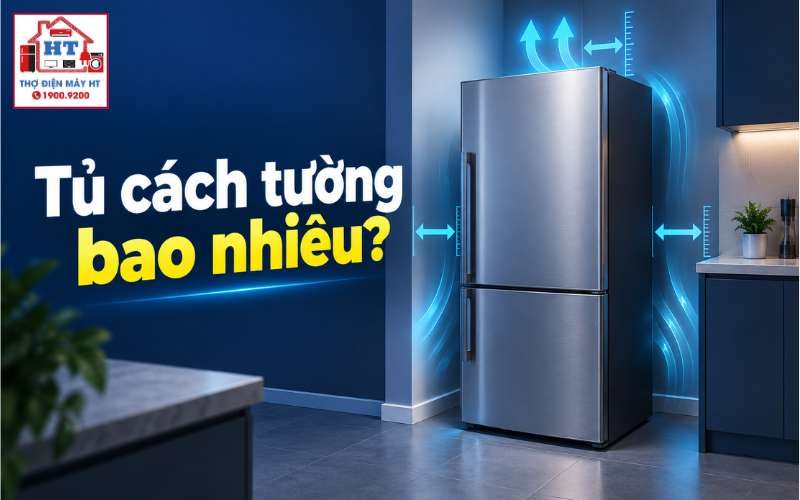 Đặt tủ lạnh cách tường bao nhiêu là đúng chuẩn, bền máy và tiết kiệm điện?