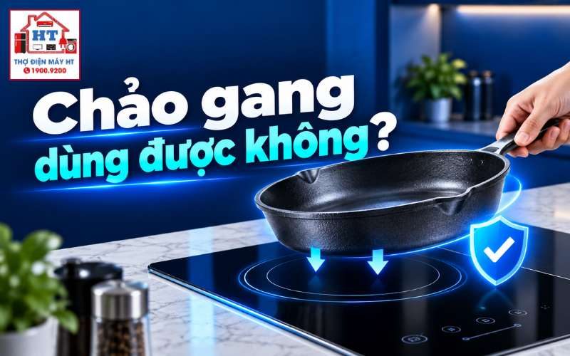 Dùng Chảo Gang Trên Bếp Từ: Nấu An Toàn Và Bảo Vệ Mặt Kính Bếp