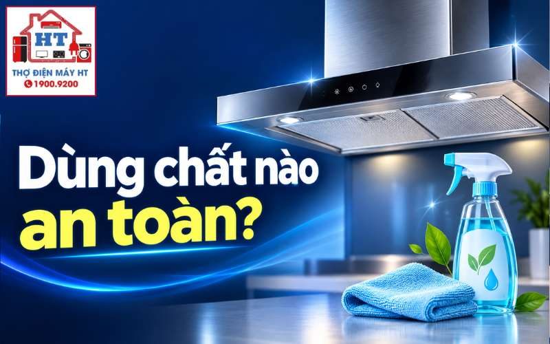 Dùng Chất Gì Vệ Sinh Máy Hút Mùi Sạch Dầu Mỡ Mà Không Hỏng Bề Mặt?