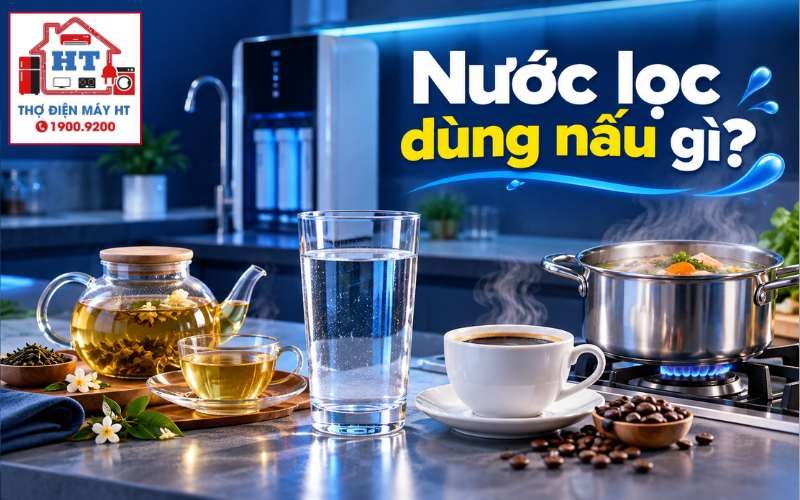 Dùng nước lọc để nấu ăn, pha trà và cà phê thế nào?