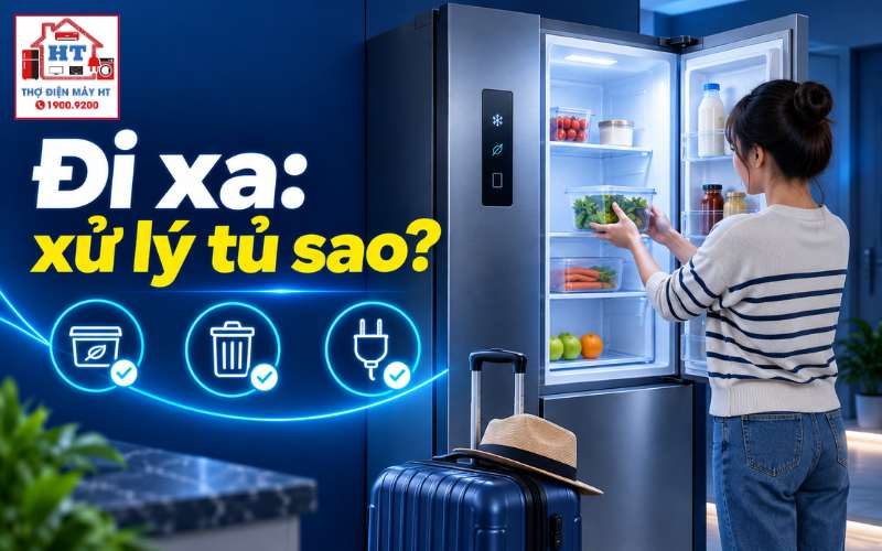 Dùng Tủ Lạnh Khi Đi Vắng Dài Ngày: Cài Đặt, Vệ Sinh, Bảo Quản An Toàn