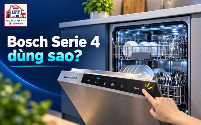 Hướng Dẫn Sử Dụng Máy Rửa Chén Bosch Serie 4: Ký Hiệu, Chương Trình & Vận Hành