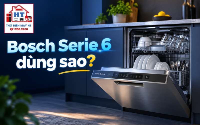 Hướng Dẫn Sử Dụng Máy Rửa Chén Bosch Serie 6: Ký Hiệu & Chọn Chương Trình Rửa Chuẩn