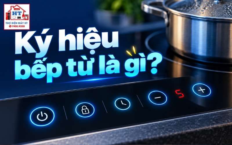 Giải mã ký hiệu trên bếp từ: Nắm rõ chức năng và an toàn khi dùng