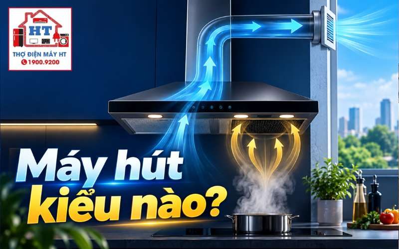 Máy hút mùi đang thoát ngoài hay tuần hoàn? Cách nhận biết
