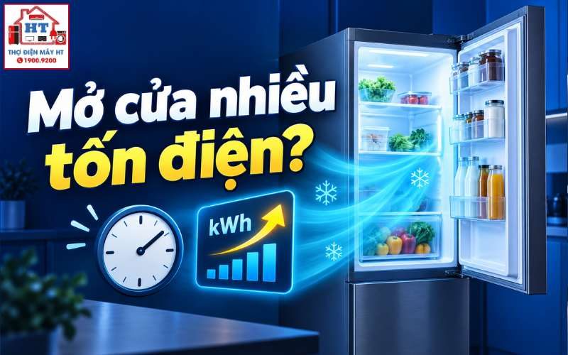 Mở Cửa Tủ Lạnh Nhiều Có Tốn Điện Không? Cách Giảm Thất Thoát Nhiệt