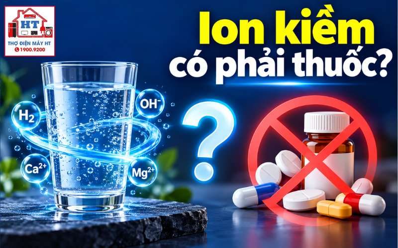 Vì sao nước ion kiềm không phải là thuốc và cách dùng đúng?