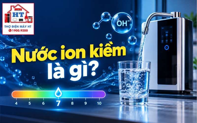 Nước ion kiềm là gì: Bản chất, dải pH và ranh giới sức khỏe