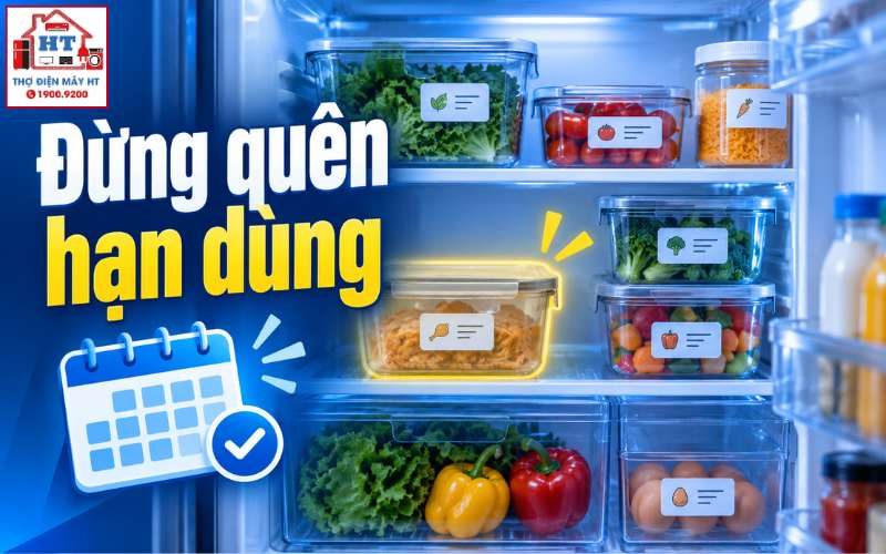 Quản lý hạn dùng thực phẩm trong tủ lạnh: Hướng dẫn khoa học cho gia đình