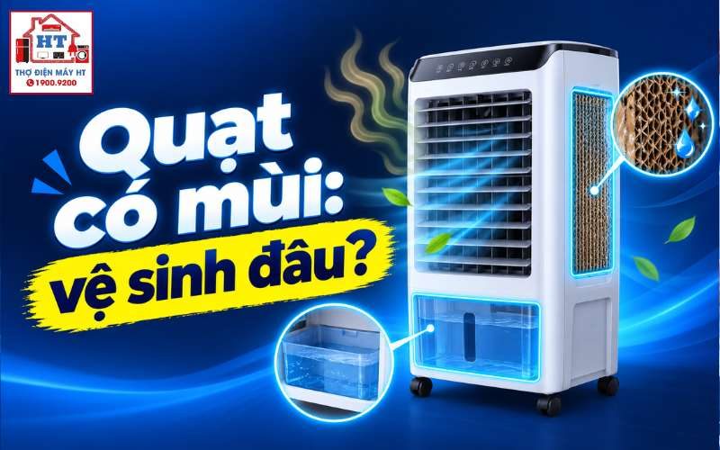 Quạt Điều Hòa Có Mùi Hôi Phải Vệ Sinh Chỗ Nào? Cách Khử Mùi Tận Gốc