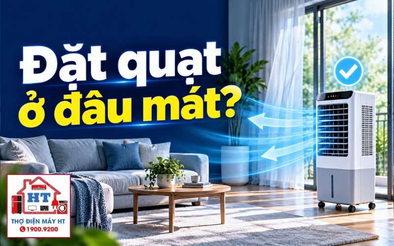 Quạt Điều Hòa Nên Đặt Ở Đâu Để Mát Nhất, Thông Thoáng & An Toàn?