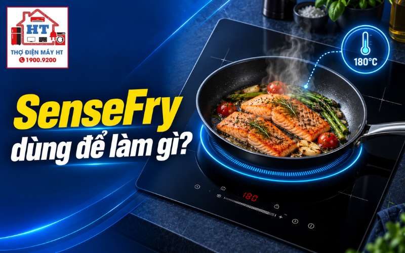 SenseFry là gì? Cách dùng cảm biến hỗ trợ chiên trên bếp từ