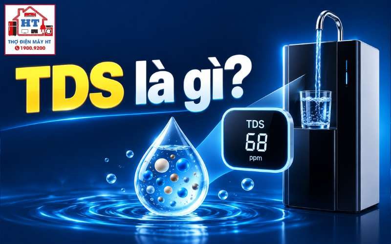 TDS là gì trên máy lọc nước? Hiểu đúng ý nghĩa và giới hạn an toàn