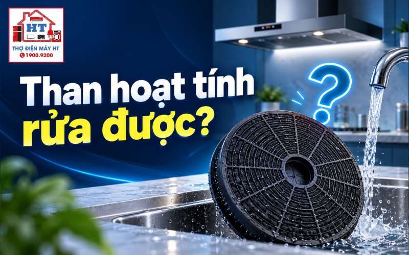 Than Hoạt Tính Máy Hút Mùi Có Rửa, Giặt Và Tái Sử Dụng Được Không?