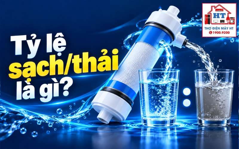 Tỷ lệ nước sạch và nước thải máy lọc RO là gì? Cách tự kiểm tra tại nhà